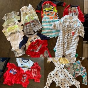 Baby Boys clothes newborn, 0-3 months, mostly 3 months